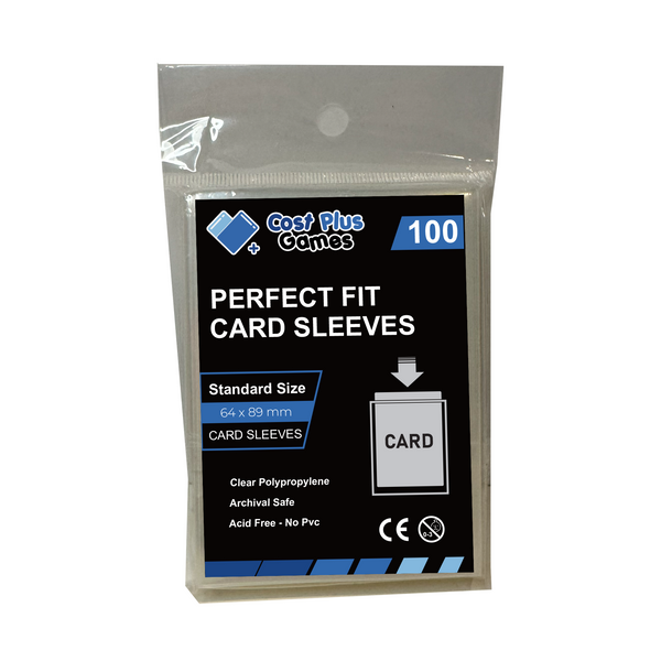 Perfect Fit Card Sleeves (Clear) – 100 Pack